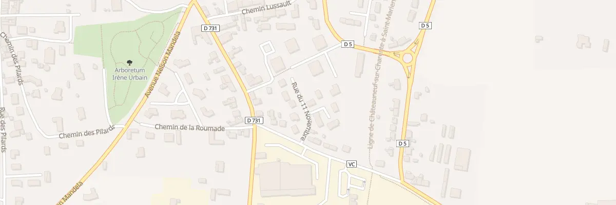 Plan du 1 Rue du 8 Mai 1945 à Barbezieux-Saint-Hilaire