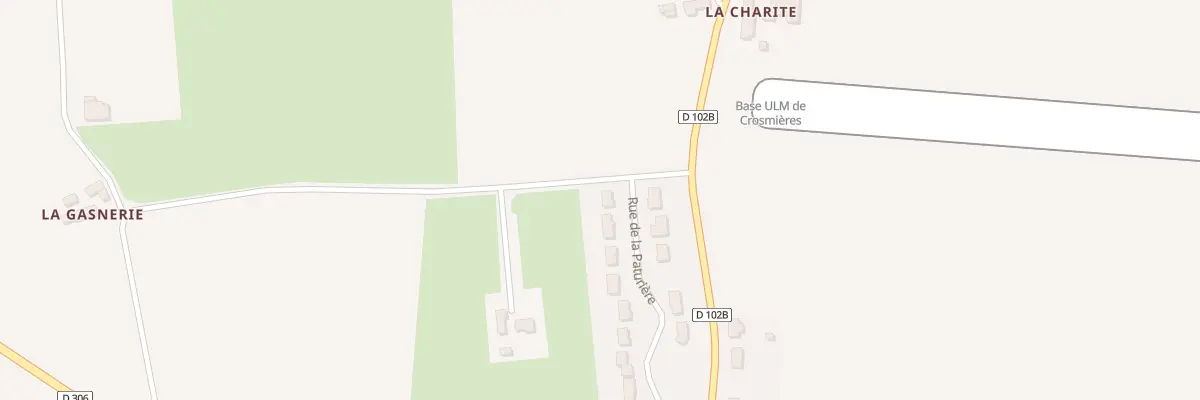 Plan du 1 Rue de la Paturière à Crosmières