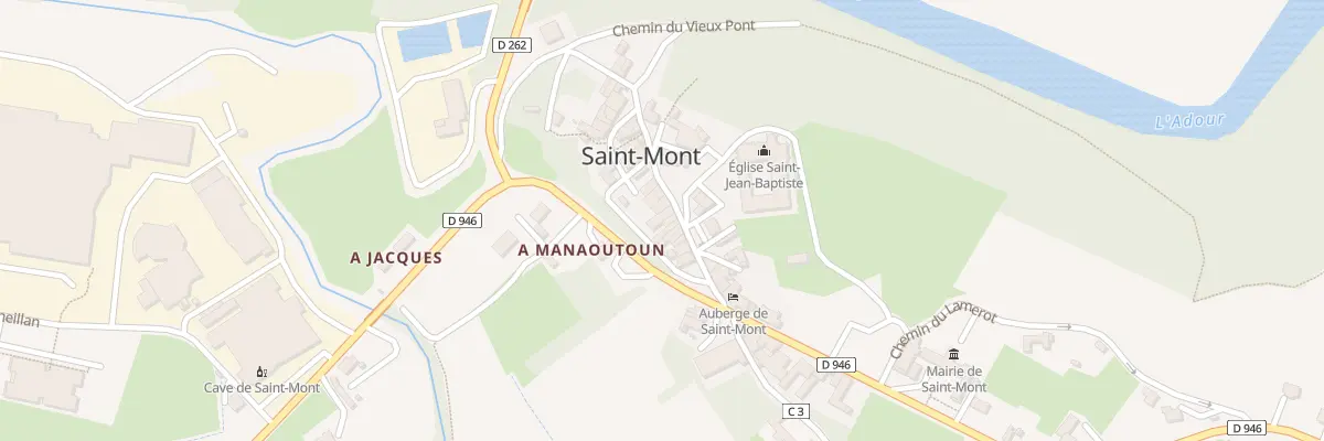 Plan du 14 Rue Sainte-Barbe à Saint-Mont