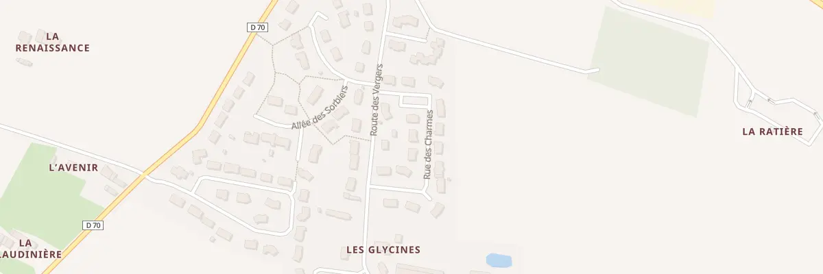 Plan du 6 Rue des Charmes à Crosmières