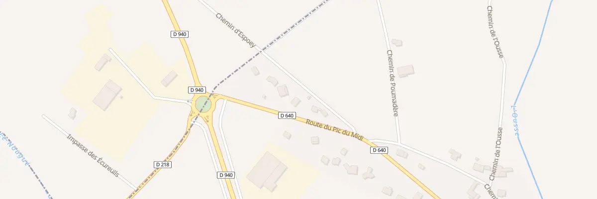 Plan du 1B Che d’Espoey à Livron