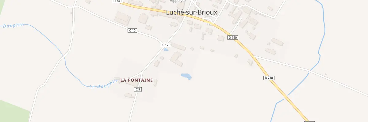 Plan du 1 Rue du Lavoir à Luché-sur-Brioux