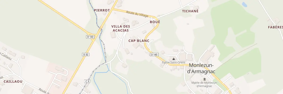 Plan du 289 Rte du Village à Monlezun-d’Armagnac