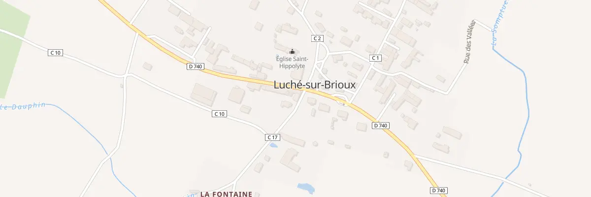 Plan du 5028 Rue du Lavoir à Luché-sur-Brioux