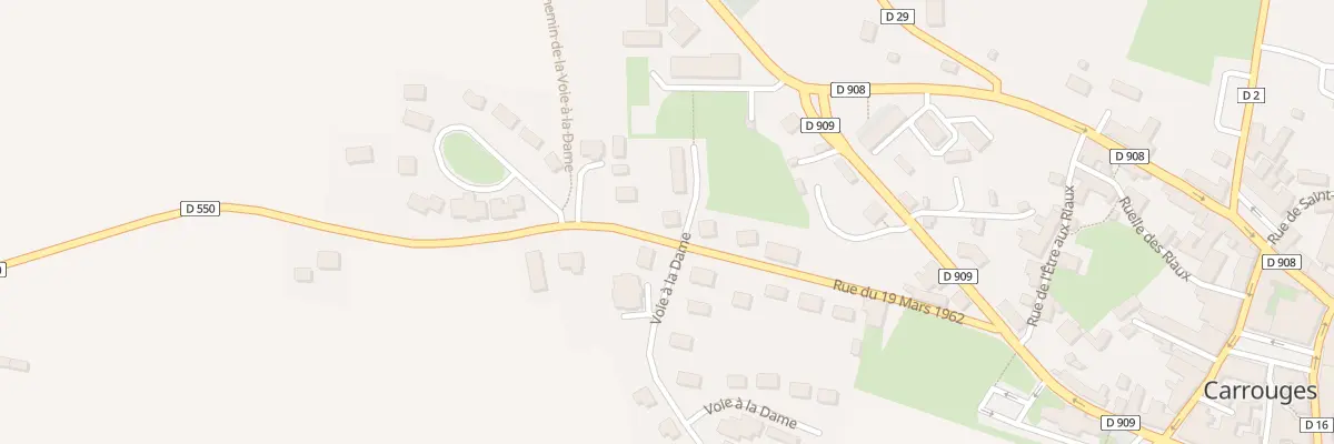 Plan du 9 Rue du 19 Mars 1962 à Carrouges