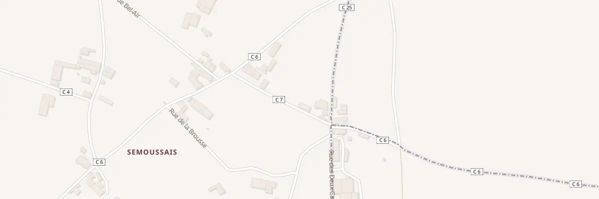 Plan du 5 Rue des Trois Communes Semouss à Paizay-le-Chapt