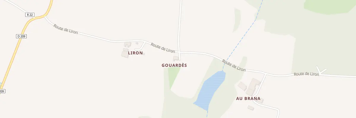 Plan du 5003 Gouardes à Mauléon-d’Armagnac