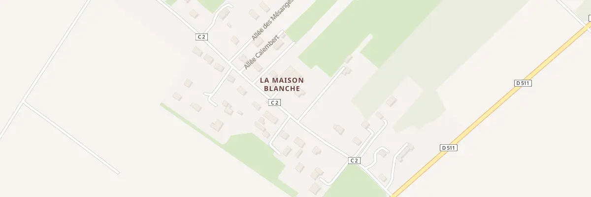 Plan du 14 Rue de la Maison Blanche à Épaney