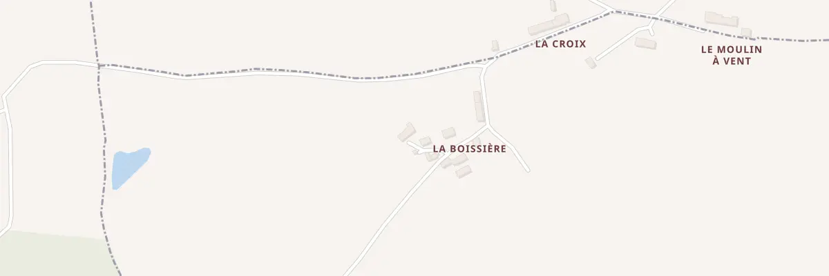 Plan du 4 La Boissiere à Lalacelle