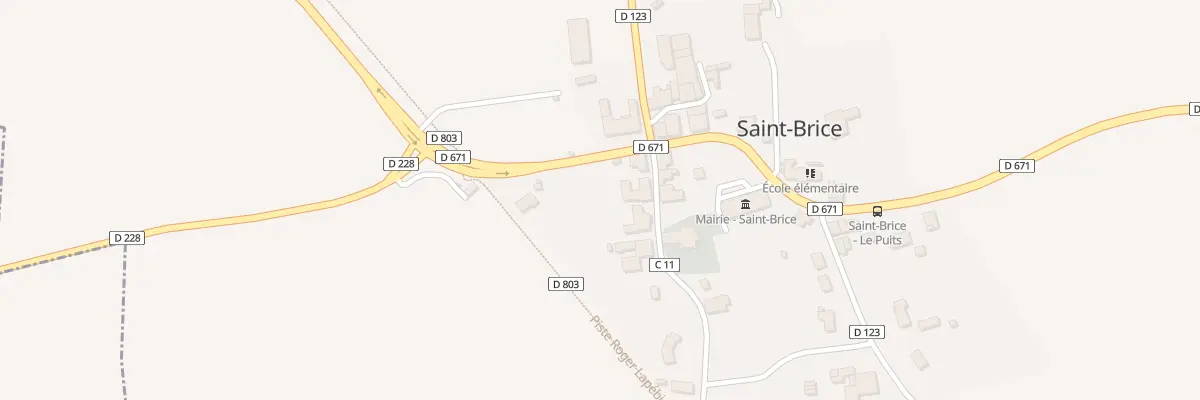 Plan du 33 Le Bourg Sud à Saint-Brice