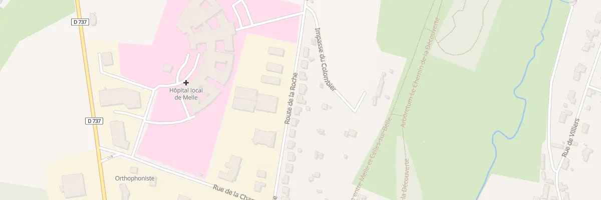 Plan du 46 Rte de la Roche Melle à Melle