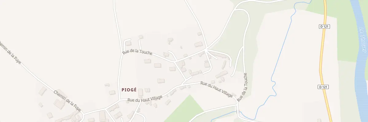 Plan du 5060 Rue de la Touche à Availles-Thouarsais