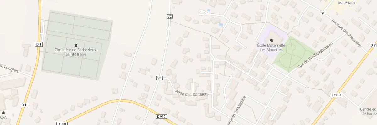 Plan du 6 Rte de Chez Baron à Barbezieux-Saint-Hilaire