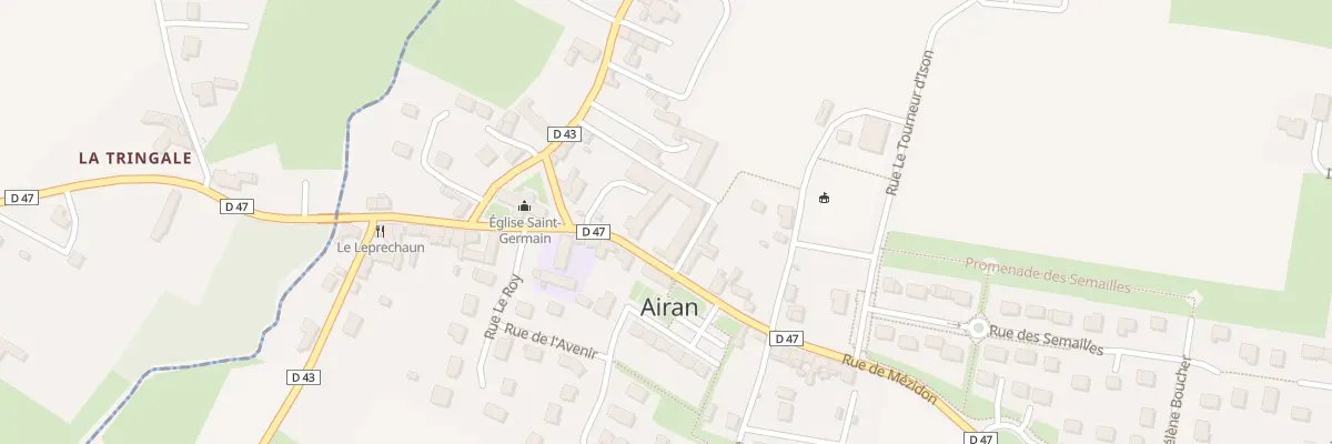 Plan du 3 Rue de Mézidon à Valambray