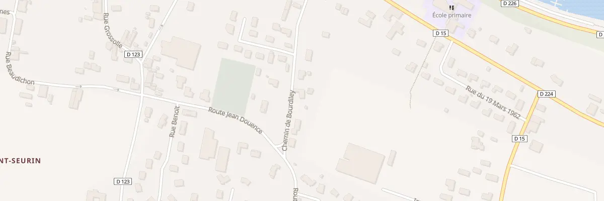Plan du 223 Che de Bourdiley à Castets et Castillon
