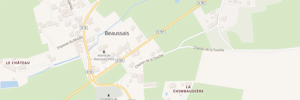 Plan du 15 Che de la Touche à Beaussais-Vitré