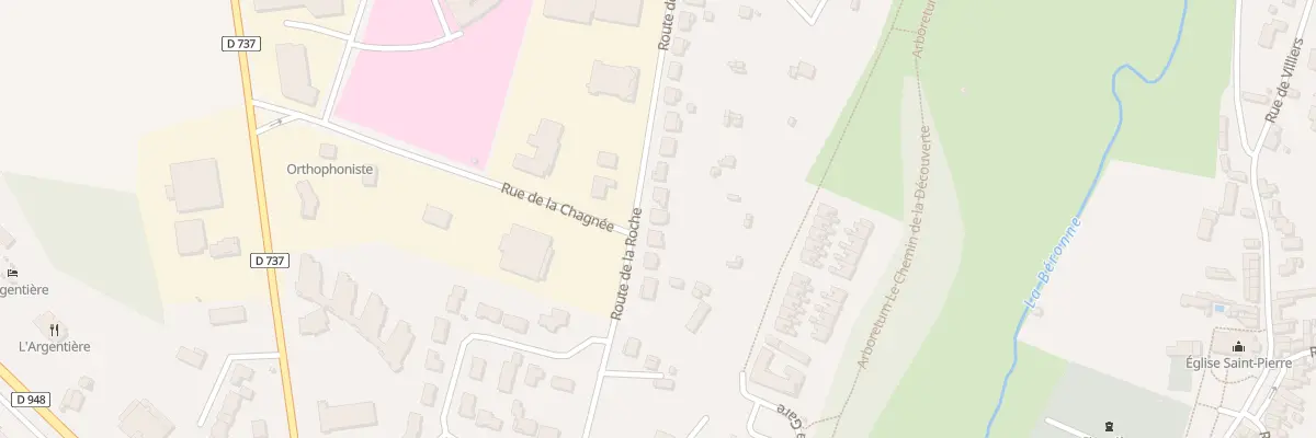 Plan du 28 Rte de la Roche Melle à Melle
