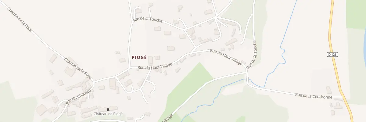 Plan du 3 Rue du Haut Village à Availles-Thouarsais