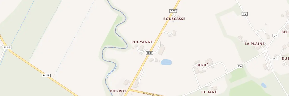 Plan du 152 Rte de Maupas à Monlezun-d’Armagnac