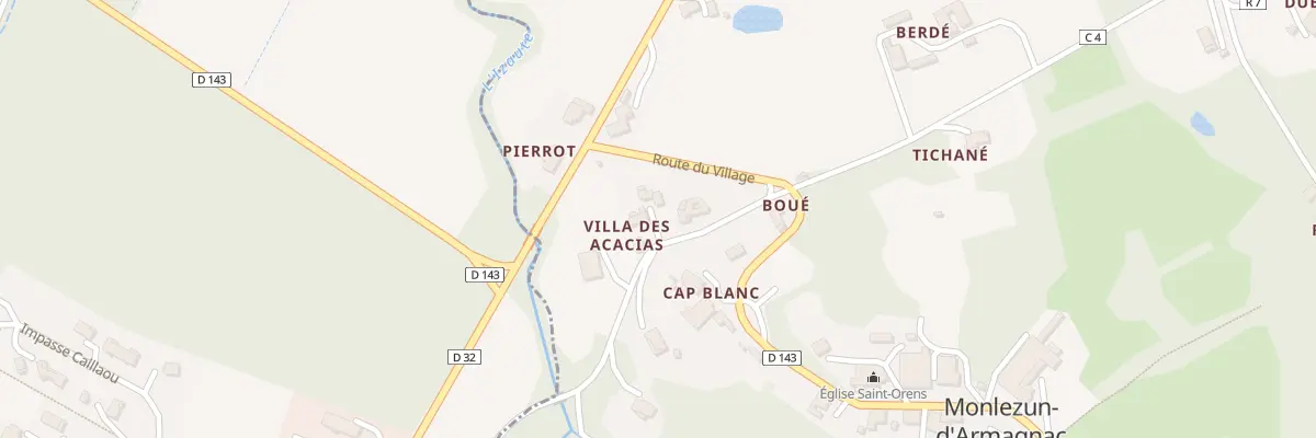 Plan du 78 Rue des Acacias à Monlezun-d’Armagnac