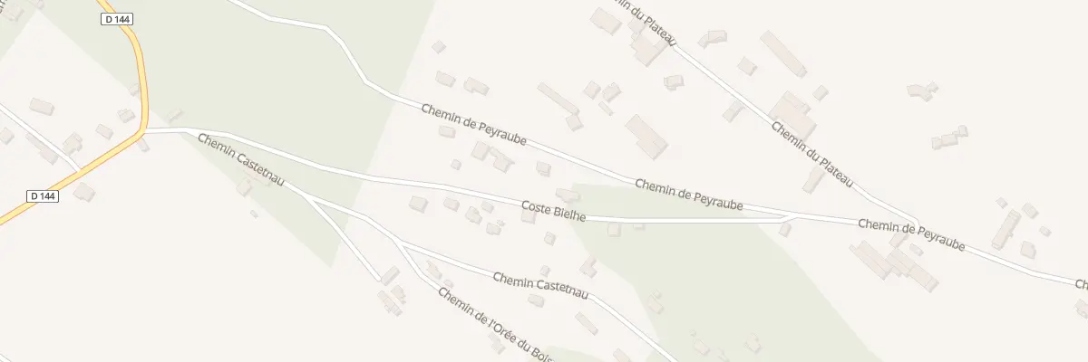 Plan du 6 Che de Peyraube à Espoey