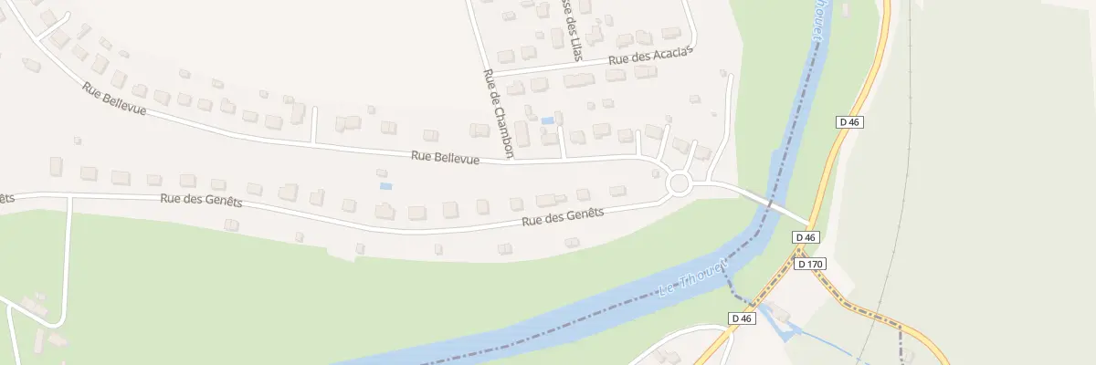 Plan du 6 Rue des Genêts à Louin