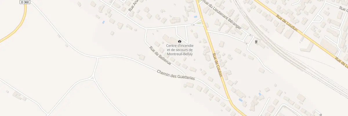 Plan du 54 Rue de Bellevue à Montreuil-Bellay