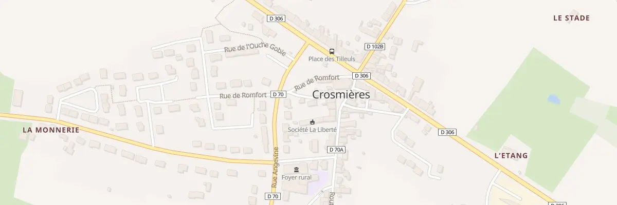 Plan du 1 Rle de Malicorne à Crosmières