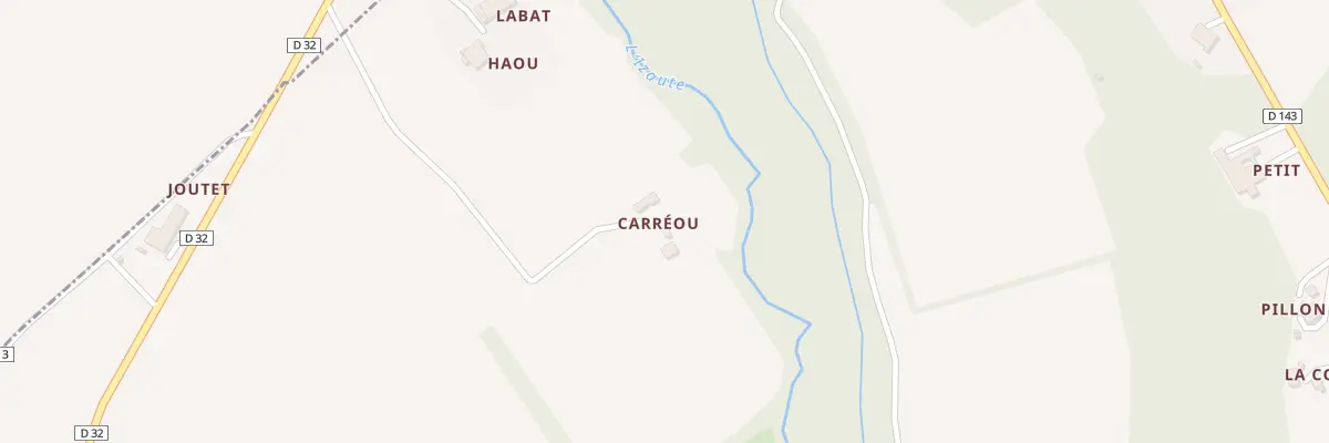 Plan du 5135 Carreou à Monlezun-d’Armagnac