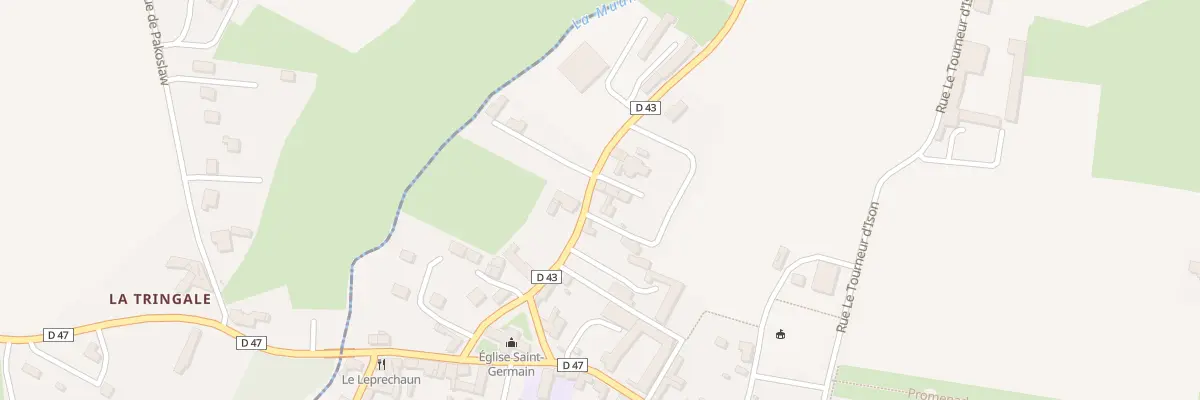 Plan du 14 Rue des Moulins à Valambray