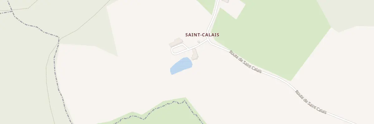 Plan du 10 Rte de Saint Calais à Tennie