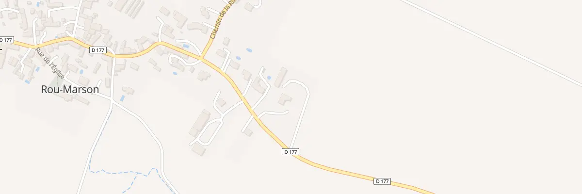 Plan du 2 Rue du 13 Août 1944 à Rou-Marson