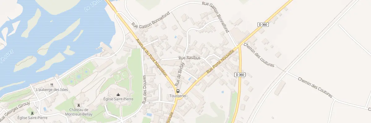 Plan du 72 Rue de Berlay à Montreuil-Bellay