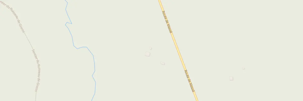 Plan du 1022 Rte de Massé à Giscos