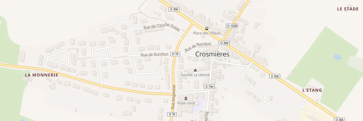 Plan du 1 Rue Angevine à Crosmières