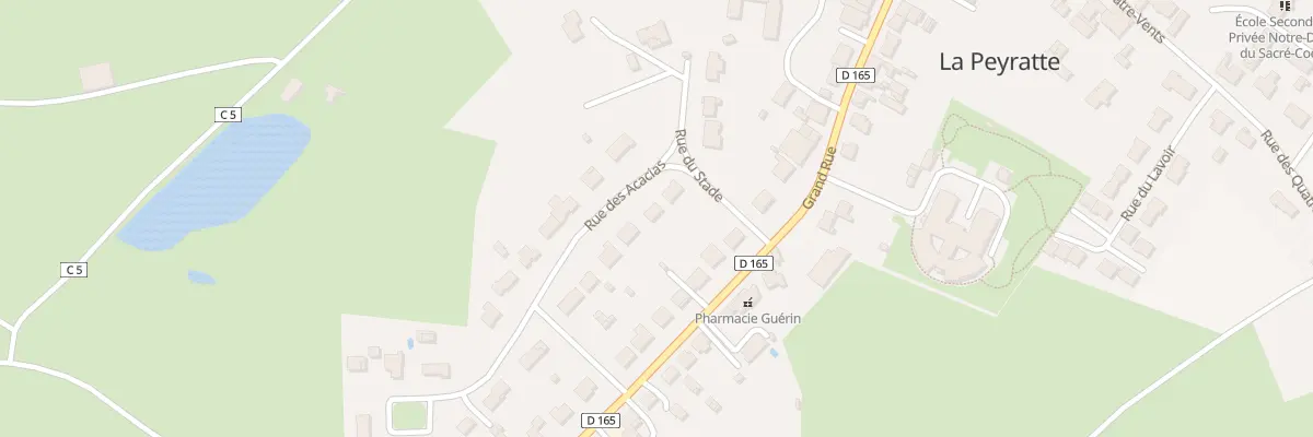 Plan du 3 Rue des Acacias à La Peyratte
