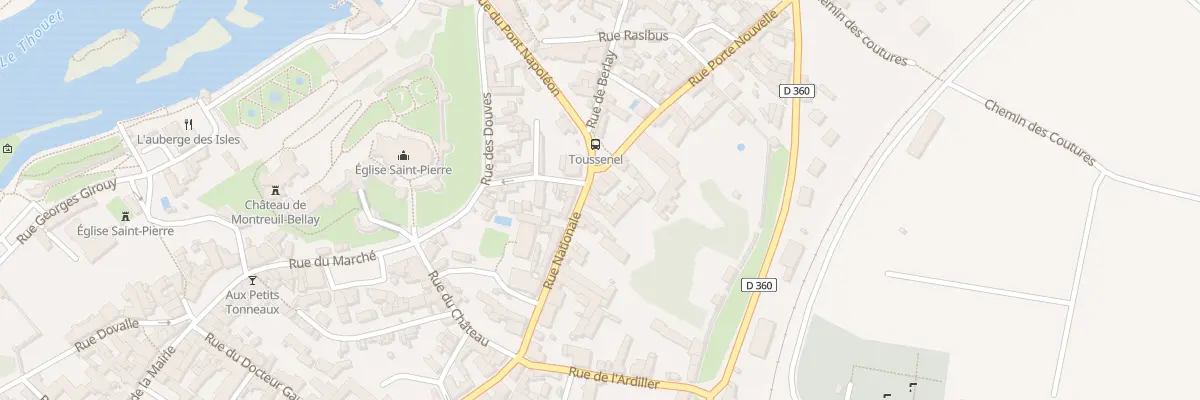 Plan du 1 Rue Nationale à Montreuil-Bellay