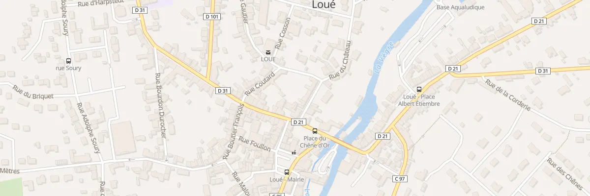 Plan du 16 Rue des Etats Unis à Loué