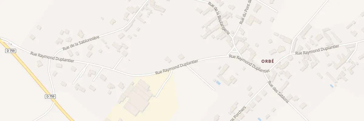 Plan du 23 Rue Raymond Duplantier à Saint-Léger-de-Montbrun