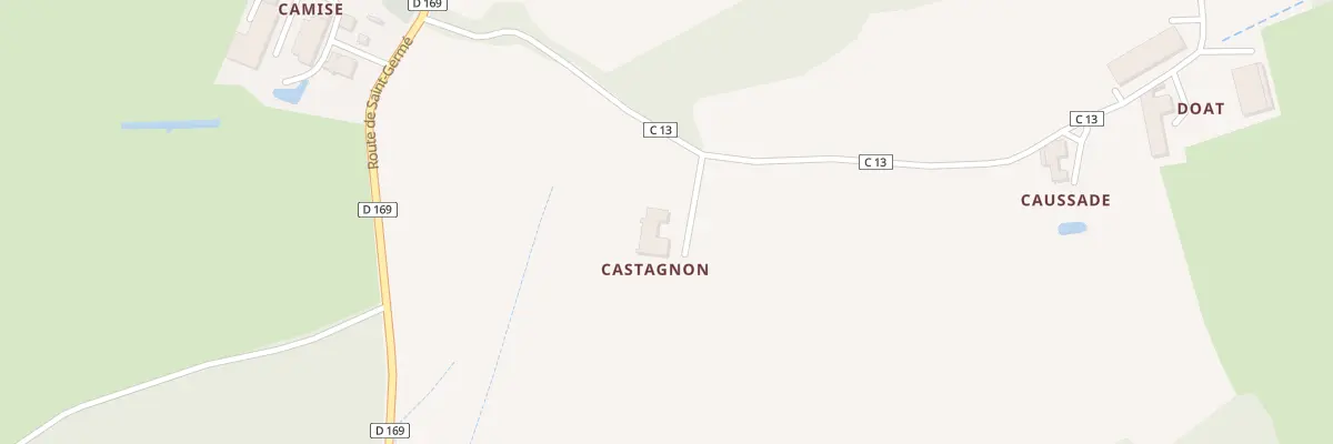 Plan du 5056 Castagnon à Luppé-Violles