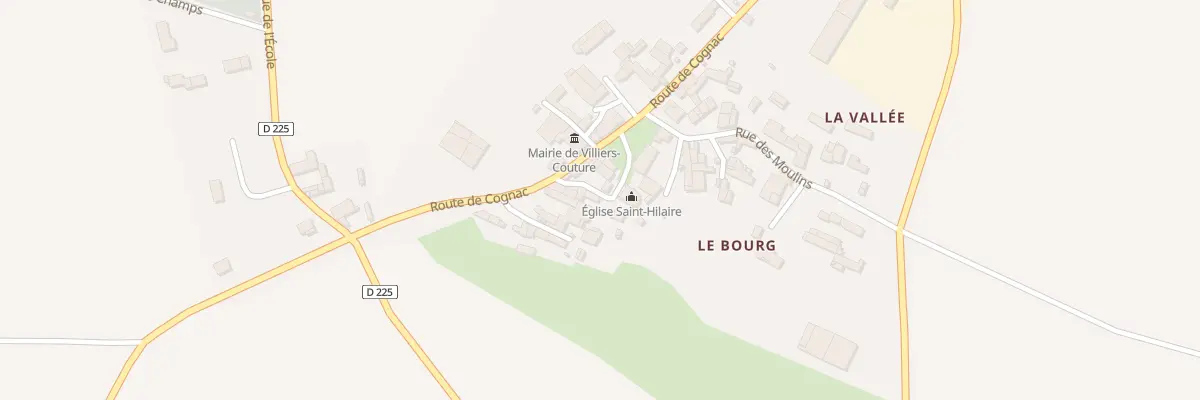 Plan du 8 Rue de l’Eglise à Villiers-Couture