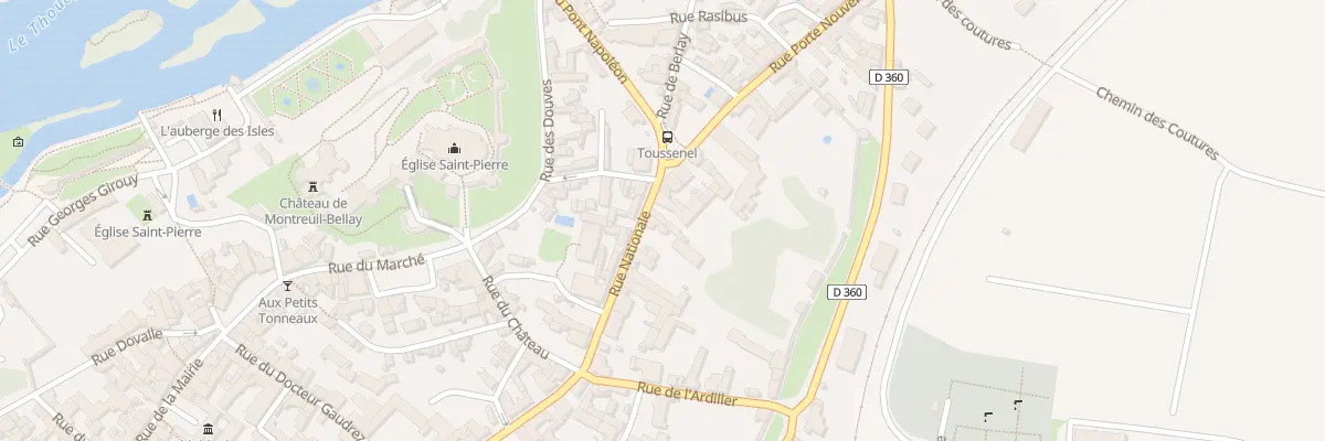 Plan du 19 Rue Nationale à Montreuil-Bellay