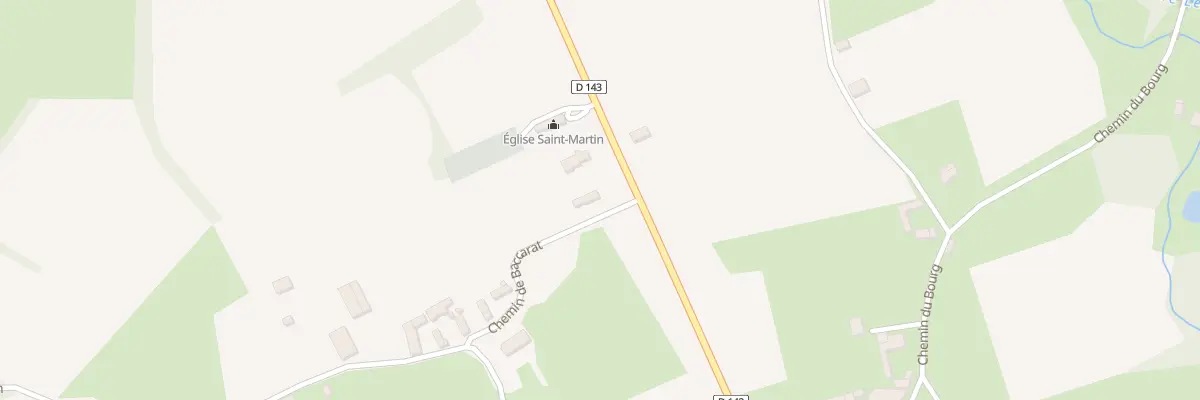 Plan du 2 Che de Baccarat à Lespielle