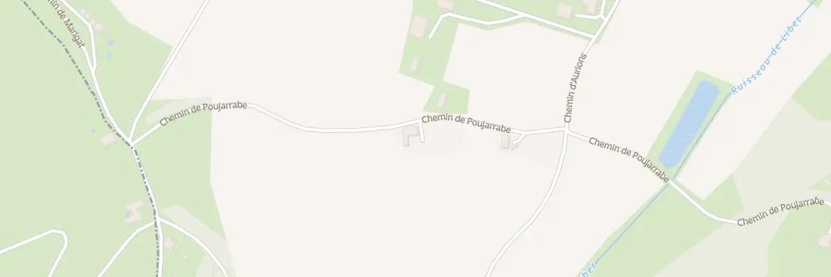 Plan du 12 Che de Poujarrabe à Mont-Disse