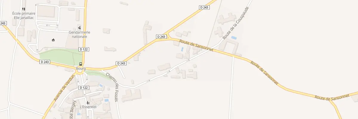 Plan du 593 Villemaurine-Sud à Saint-Émilion