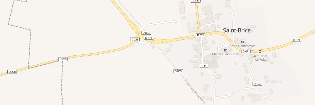 Plan du 73 Le Bourg Sud à Saint-Brice