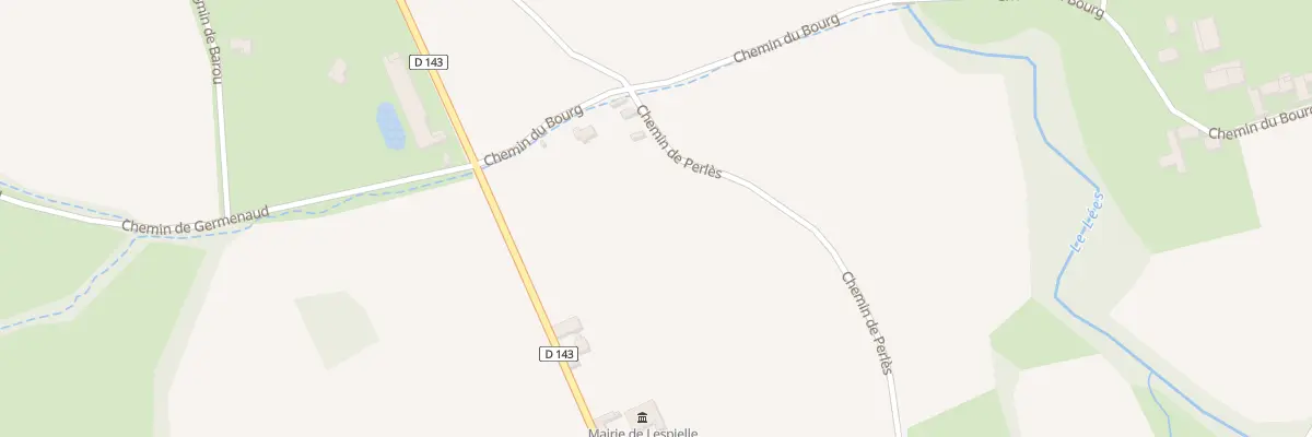 Plan du 9521 Che de Perles à Lespielle