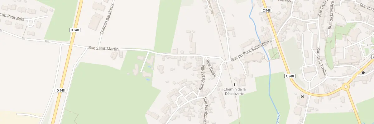 Plan du 5 Rue Saint Martin à Melle