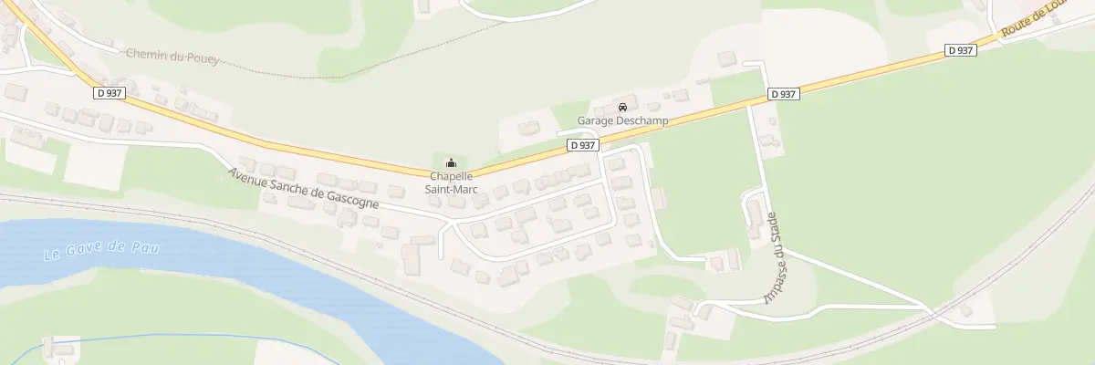 Plan du 41 Av Sanche de Gascogne à Saint-Pé-de-Bigorre