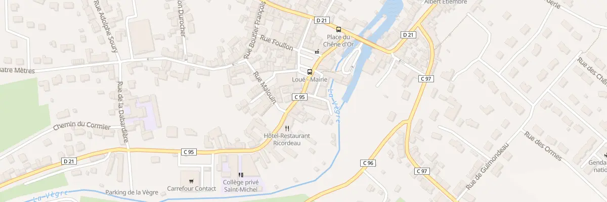 Plan du 1 Rue de la Liberation à Coulans-sur-Gée